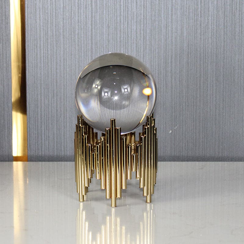 Light Luxury Crystal Ball Decoration Creative Metal Modern Living Room Entrance Home Decoration - 313etcetera404