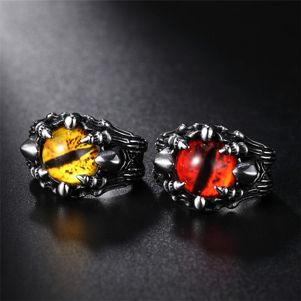 Fashion Creative Evil Eye Rings For Men Women Personality Male Punk Ring Jewelry - 313etcetera404