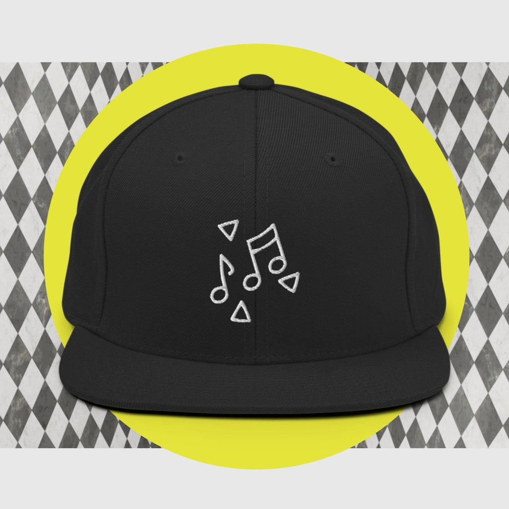 Musical Notes Snapback Hat - 313etcetera404