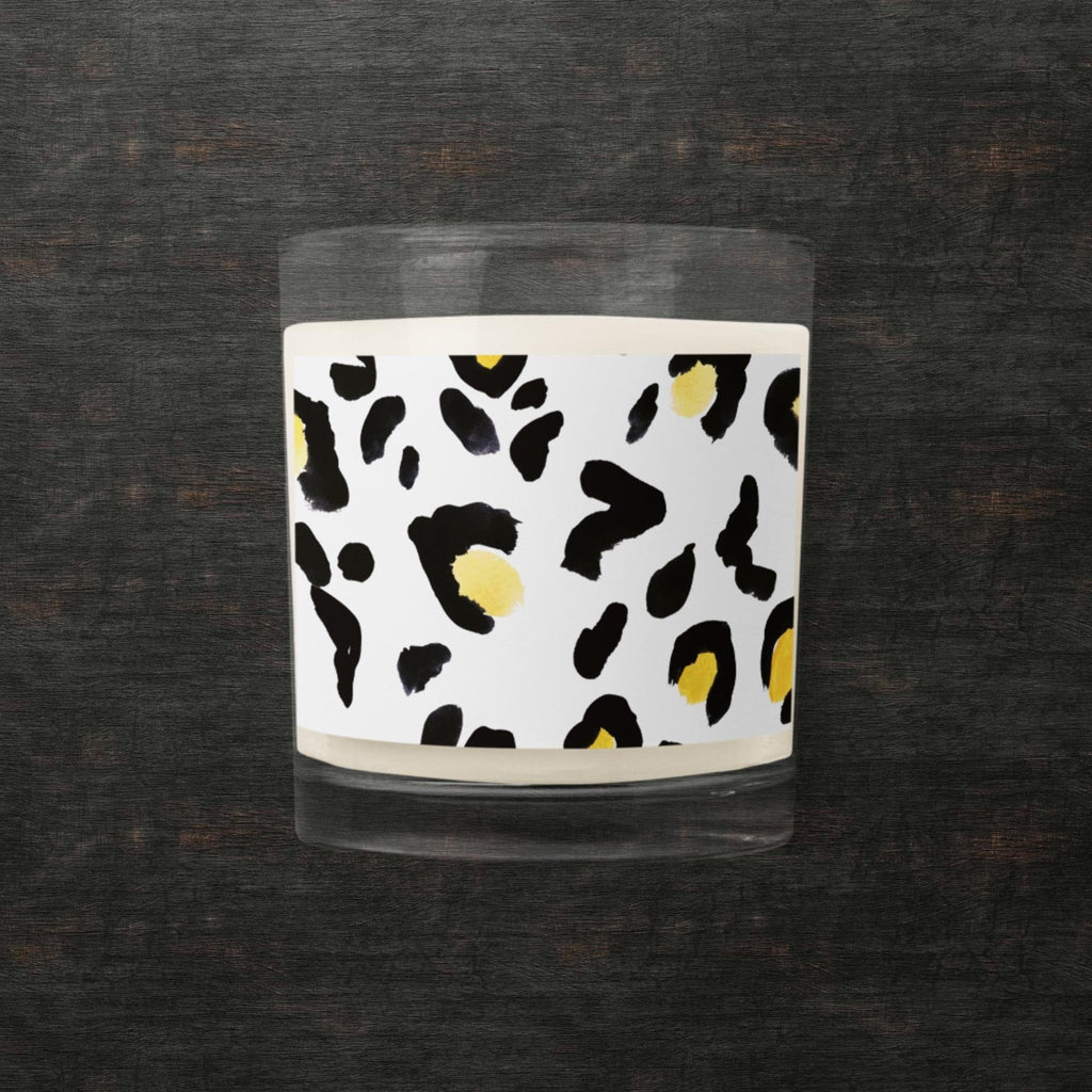 Animal Print Unscented Soy Wax Candle - 313etcetera404
