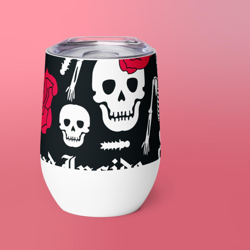 Skull Tumbler With Lid & Straw - 313etcetera404