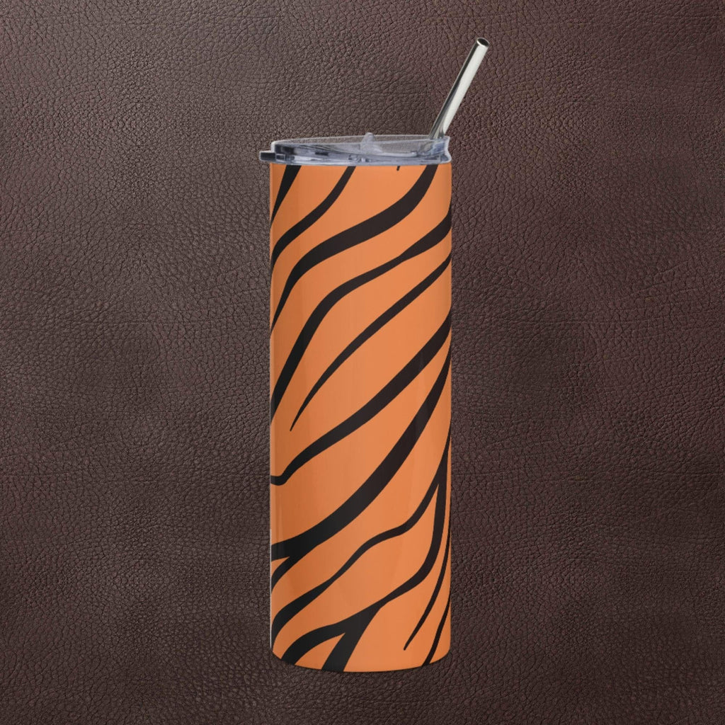 Animal Print Tumbler With Lid & Straw - 313etcetera404