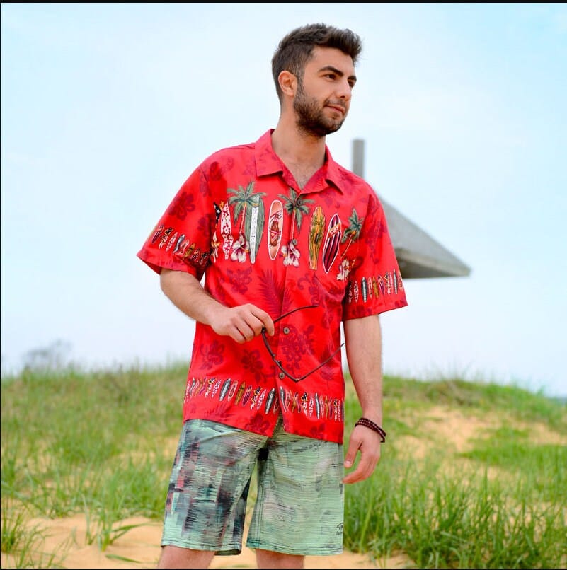 Men's Hawaiian Shirt Front Back Design Gift For Him - 313etcetera404