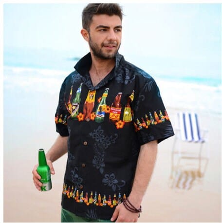 Men's Hawaiian Shirt Front Back Design Gift For Him - 313etcetera404