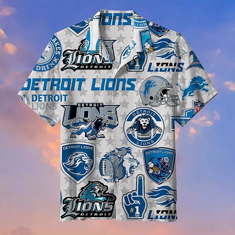 Detroit Lions Printed Shirt Gift For Him - 313etcetera404