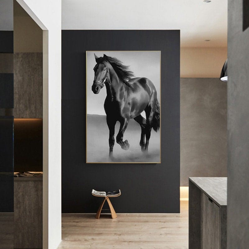 Horse Canvas Large Panel Wall Art Painting - 313etcetera404